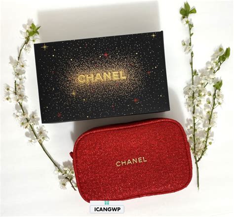 chanel holiday makeup bag 2022|Chanel tweed makeup gift set.